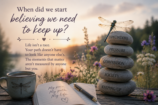 When Did We Start Believing We Need To Keep Up?