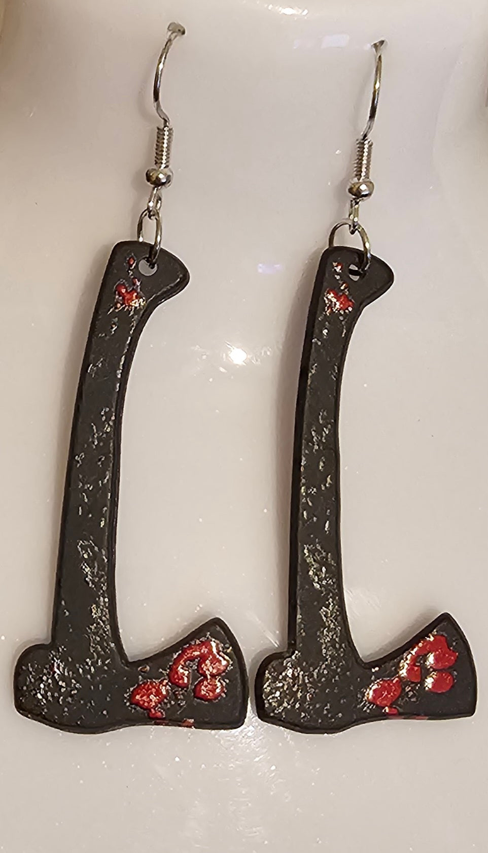 Bloody Axe Earrings
