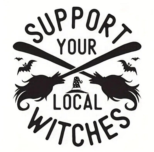 Support Your Local Witches Decal
