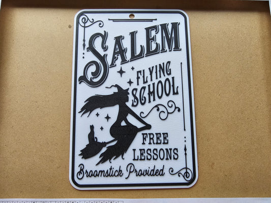 3D Printed Salem Flying School sign