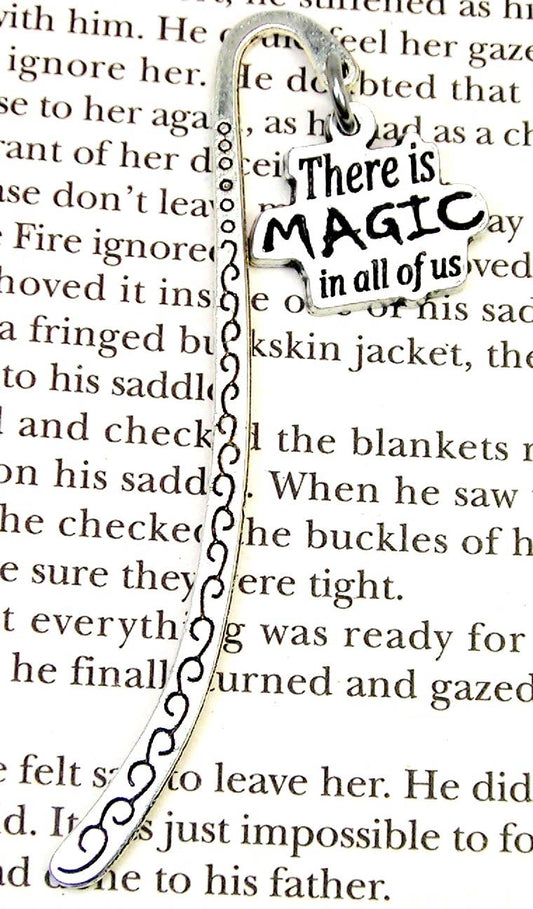 There is MAGIC in al of us Bookmark witches Halloween wiccan
